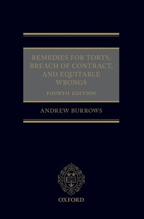 Front cover_Remedies For Torts, Breach Of Contract, And Equitable Wrongs