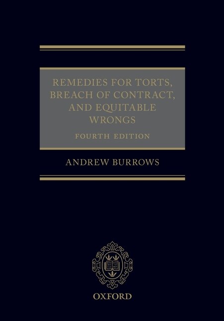 Front cover_Remedies For Torts, Breach Of Contract, And Equitable Wrongs