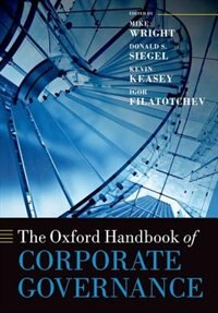 Front cover_The Oxford Handbook of Corporate Governance