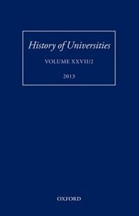 Front cover_History of Universities