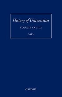 History of Universities: Volume XXVII/2