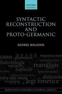 Couverture_Syntactic Reconstruction and Proto-Germanic