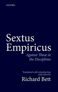 Front cover_Sextus Empiricus: Against Those in the Disciplines