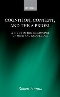 Front cover_Cognition, Content, and the A Priori