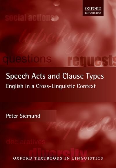 Front cover_Speech Acts and Clause Types
