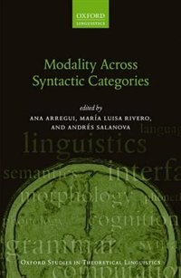 Front cover_Modality Across Syntactic Categories