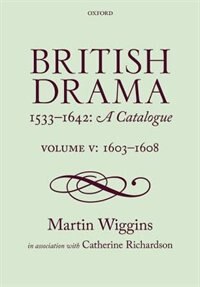 Front cover_British Drama 1533-1642: A Catalogue