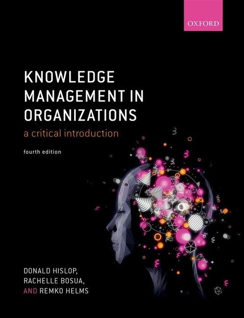 Front cover_Knowledge Management in Organizations
