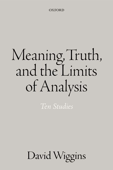 Front cover_Language, Meaning, Truth, And The Limit Of Analysis