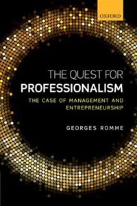 Front cover_The Quest For Professionalism