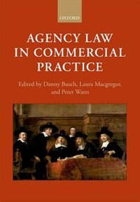 Couverture_Agency Law in Commercial Practice