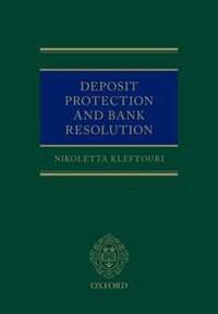Front cover_Deposit Protection and Bank Resolution