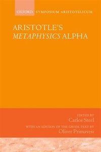 Front cover_Aristotle's Metaphysics Alpha