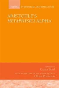 Front cover_Aristotle's Metaphysics Alpha
