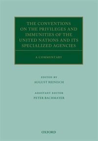 Couverture_The Conventions on the Privileges and Immunities of the United Nations and its Specialized Agencies
