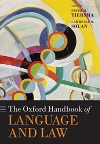 Front cover_The Oxford Handbook of Language and Law