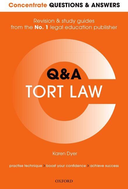 Couverture_Concentrate Questions and Answers Tort Law
