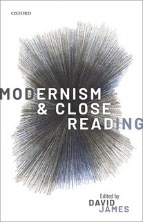 Front cover_Modernism and Close Reading