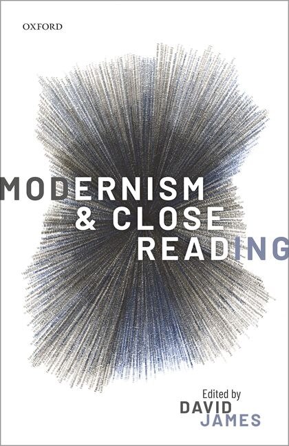 Front cover_Modernism and Close Reading