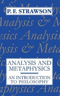 Couverture_Analysis and Metaphysics