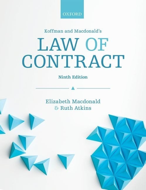 Koffman and Macdonald's Law of Contract