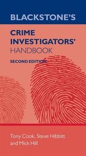 Front cover_Blackstone's Crime Investigators' Handbook