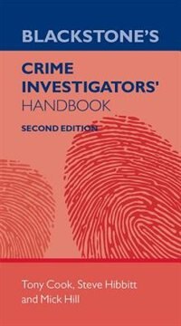 Front cover_Blackstone's Crime Investigators' Handbook