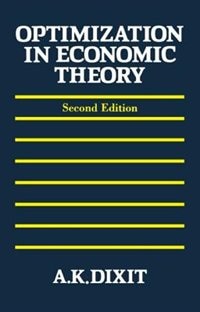 Optimization in Economic Theory