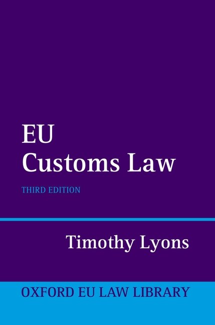 Couverture_EU Customs Law