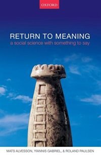 Couverture_Return to Meaning