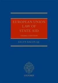 Front cover_European Union Law of State Aid