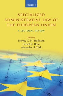 Front cover_Specialized Administrative Law of the European Union