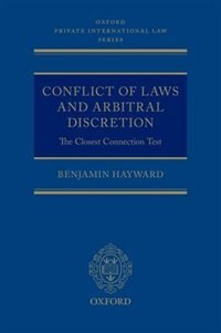 Front cover_Conflict of Laws and Arbitral Discretion