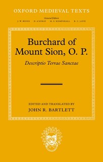 Front cover_Burchard of Mount Sion, O. P.