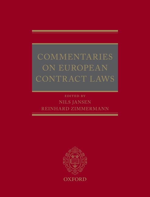 Front cover_Commentaries on European Contract Laws