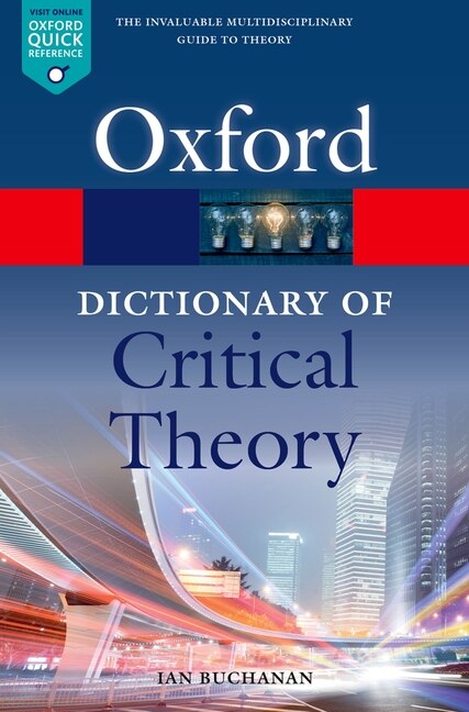 Front cover_A Dictionary of Critical Theory