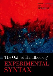 Front cover_The Oxford Handbook Of Experimental Syntax