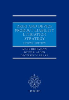 Couverture_Drug and Device Product Liability Litigation Strategy