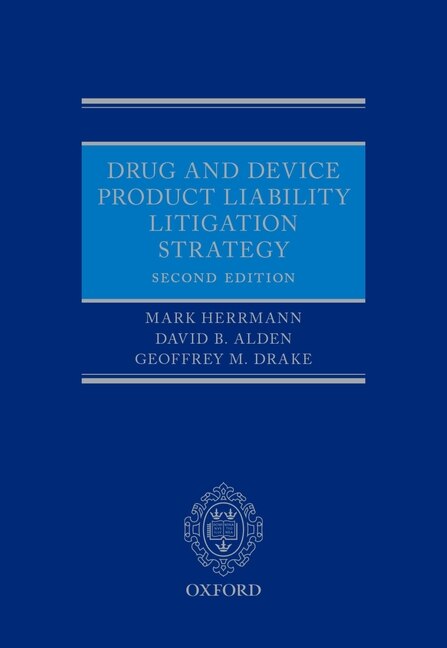 Couverture_Drug and Device Product Liability Litigation Strategy