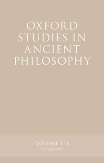 Front cover_Oxford Studies in Ancient Philosophy, Volume 52