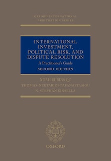 Front cover_International Investment, Political Risk And Dispute Resolution