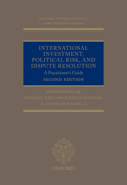 Front cover_International Investment, Political Risk And Dispute Resolution