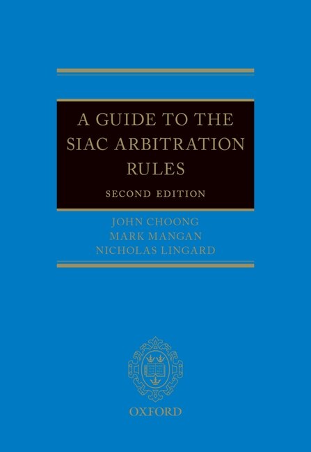 Couverture_A Guide to the SIAC Arbitration Rules