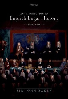 Couverture_Introduction To English Legal History