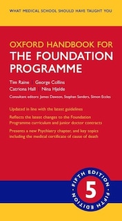 Front cover_Oxford Handbook for the Foundation Programme