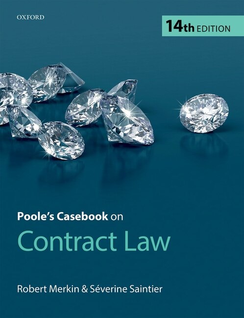 Front cover_Poole's Casebook on Contract Law