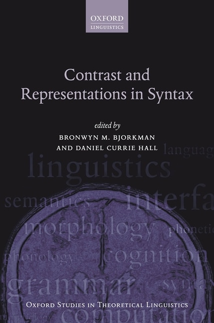 Front cover_Contrast and Representations in Syntax