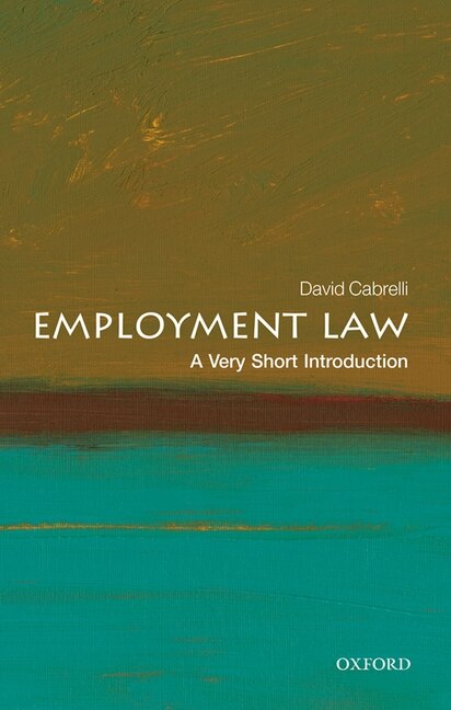 Couverture_Employment Law: A Very Short Introduction