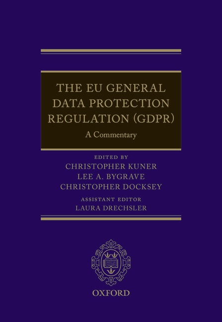 Couverture_Commentary on the EU General Data Protection Regulation