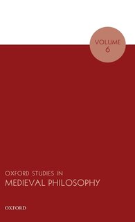Front cover_Oxford Studies in Medieval Philosophy